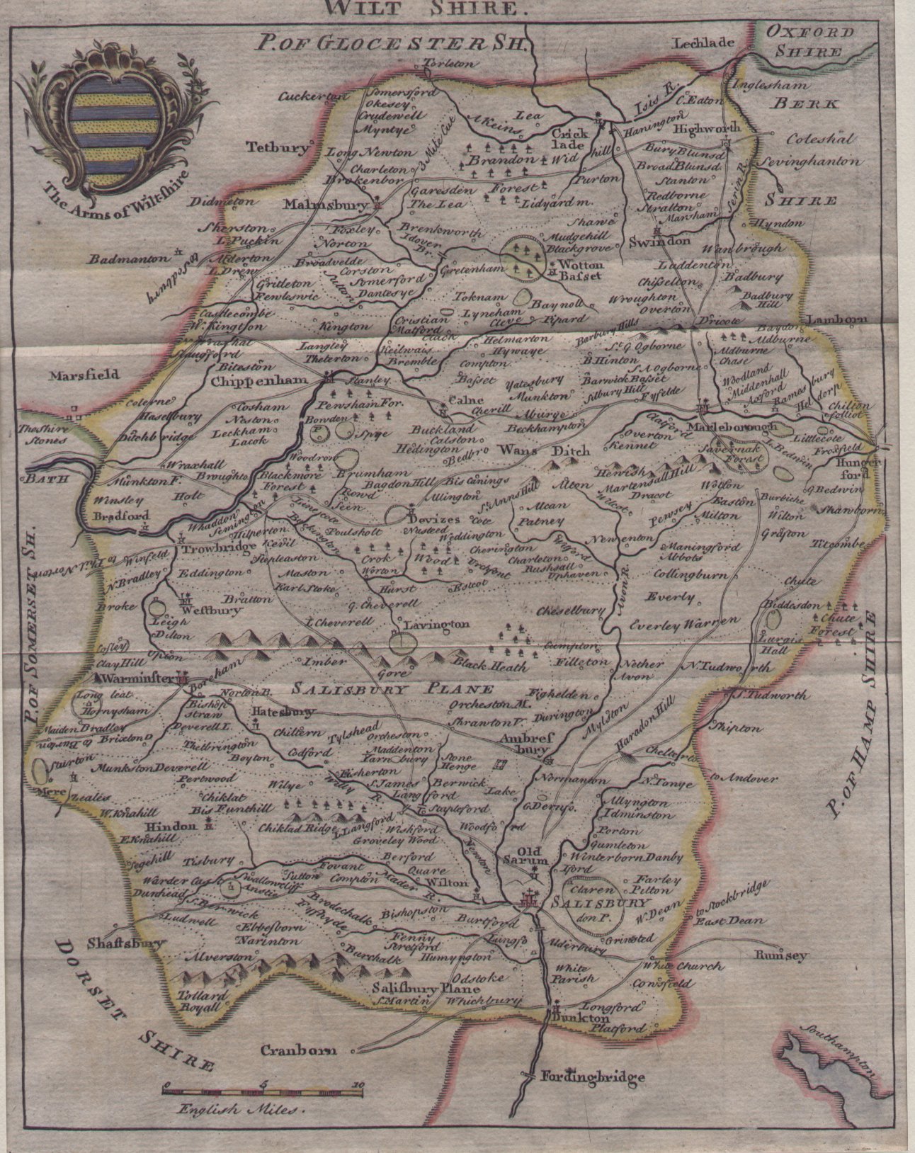 Map of Wiltshire - Simpson